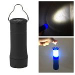 LED-Taschenlampe, Campinglampe, handliche, ultrahelle Teleskop-Taschenlampe aus Aluminium mit Clip