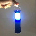 LED-Taschenlampe, Campinglampe, handliche, ultrahelle Teleskop-Taschenlampe aus Aluminium mit Clip – Bild 3