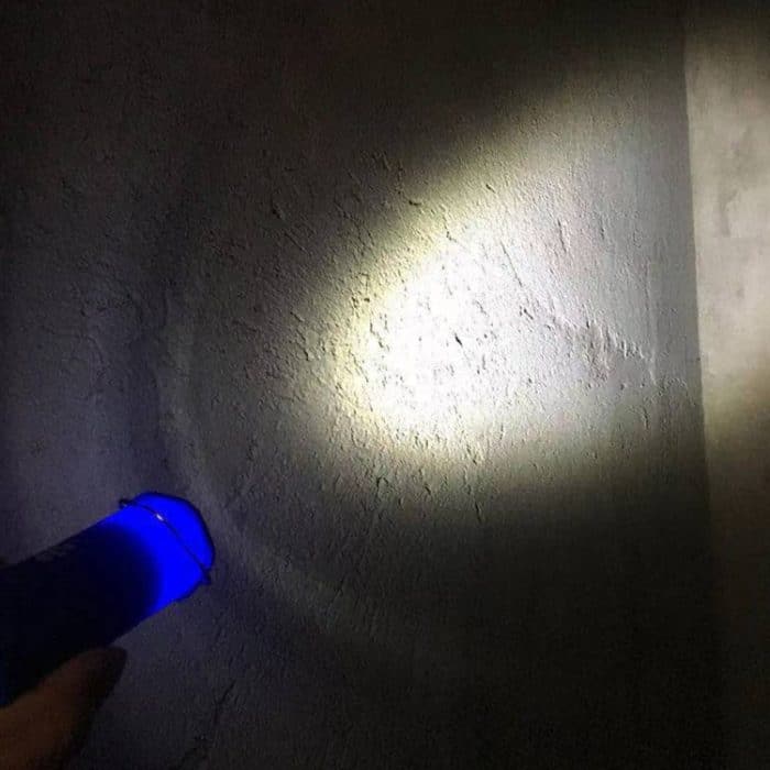 LED-Taschenlampe, Campinglampe, handliche, ultrahelle Teleskop-Taschenlampe aus Aluminium mit Clip – Bild 4