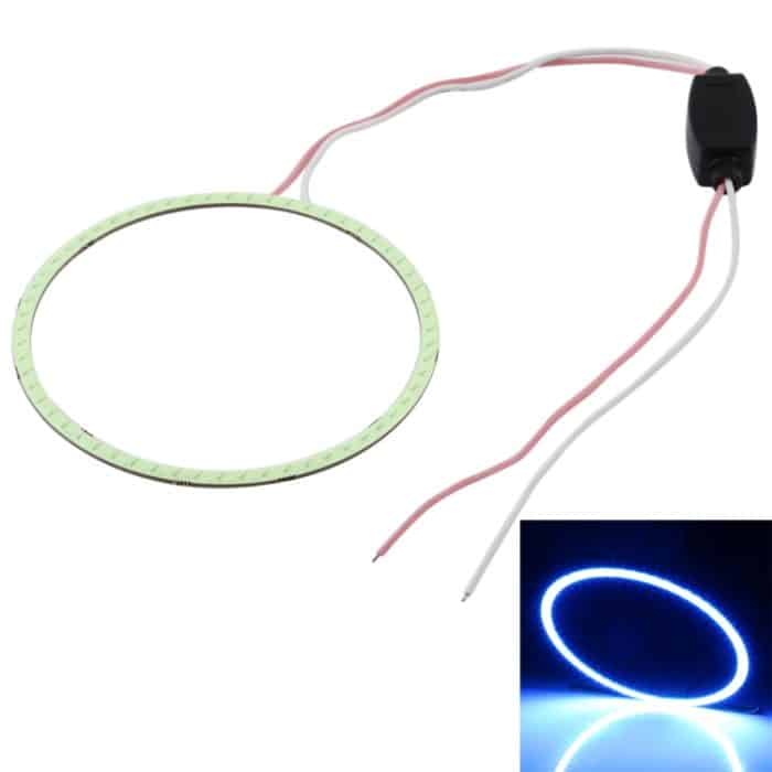 90 mm 5 W 180 lm Angel Eyes Kreise Autoscheinwerfer COB-LED-Leuchten für Fahrzeuge, DC 12–24 V, 90mm Blue Light, 90mm  White Light, 90mm Pink Light, 90mm Green Light, 90mm Red Light – Bild 1
