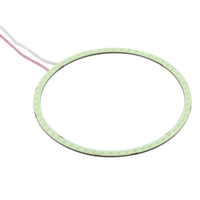 90 mm 5 W 180 lm Angel Eyes Kreise Autoscheinwerfer COB-LED-Leuchten für Fahrzeuge, DC 12–24 V, 90mm Blue Light, 90mm  White Light, 90mm Pink Light, 90mm Green Light, 90mm Red Light – Bild 2