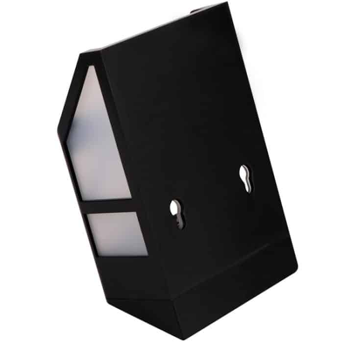 2 LED-Zaunlampen, Solar-Wandleuchte – Bild 5