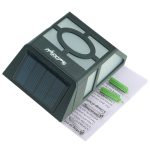 2 LED-Zaunlampen, Solar-Wandleuchte – Bild 7