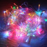 5m String Dekoration Licht, Für die Weihnachtsfeier 50 LED, RGB-Licht, batteriebetrieben – Bild 5