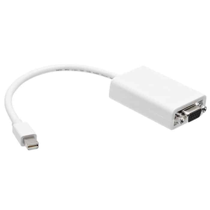 Mini Display zu VGA 15 Pin Buchse Adapter für Apple (Weiß) – Bild 2