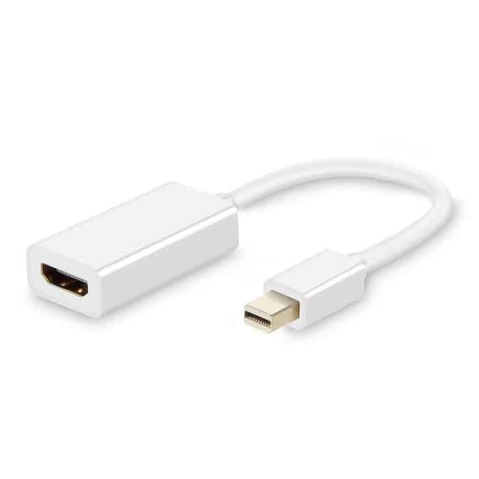 S-MAC-0223.jpg Mini DisplayPort zu HDMI Adapterkabel (weiß) – Bild 1