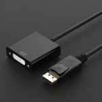 DisplayPort-Stecker auf DVI 24 + 5-Buchse, Kabellänge: 12 cm (schwarz) – Bild 2