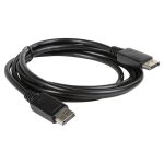 DisplayPort zu DisplayPort-Kabel, Länge: 1,8 m (schwarz) – Bild 2