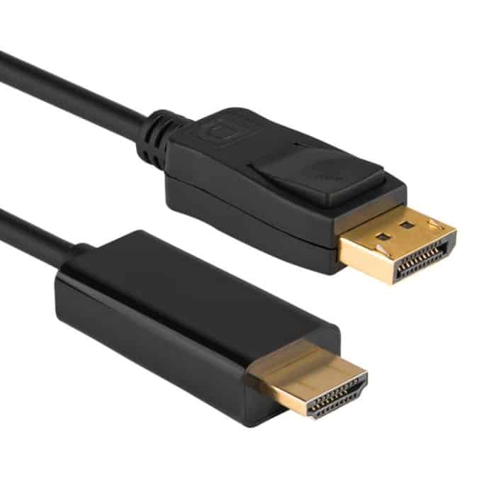 DisplayPort-Stecker auf HDMI-Stecker, Kabellänge: 1,8 m – Bild 2