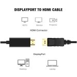 DisplayPort-Stecker auf HDMI-Stecker, Kabellänge: 1,8 m – Bild 5