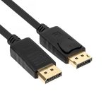 DisplayPort-Stecker zum Display-Stecker-Kabel, Länge: 1,8 m