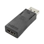 DisplayPort-Stecker auf HDMI-Buchse (schwarz)