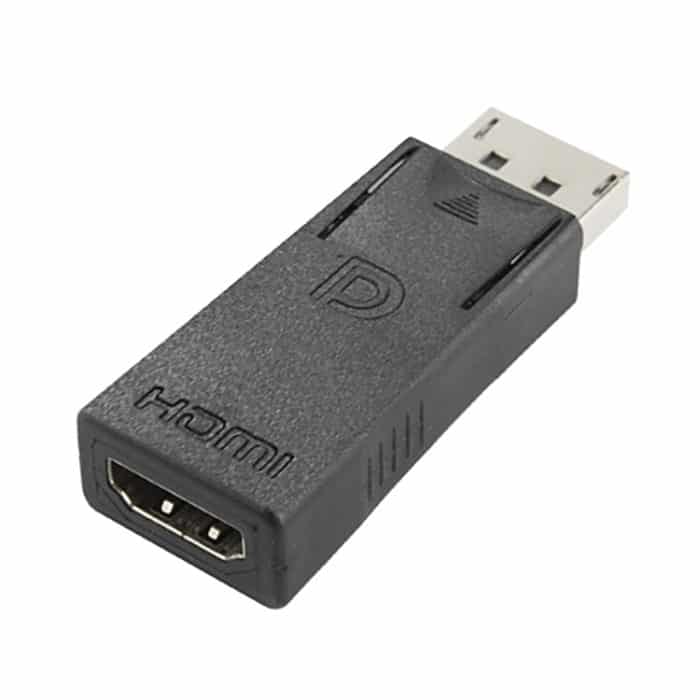 DisplayPort-Stecker auf HDMI-Buchse (schwarz) – Bild 1