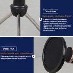 PS-5 Universal Live Broadcast Halterung Stativhalter mit Anti-Spray-Netz & Mikrofonclip & stoßfestem Clip, Für iPhone, Galaxy, Sony, Lenovo, HTC, Huawei und andere Smartphones – Bild 12