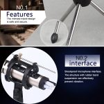 PS-5 Universal Live Broadcast Halterung Stativhalter mit Anti-Spray-Netz & Mikrofonclip & stoßfestem Clip, Für iPhone, Galaxy, Sony, Lenovo, HTC, Huawei und andere Smartphones – Bild 9