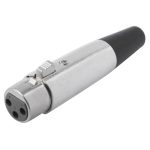 3-poliger XLR-Buchsenadapter für Mikrofonstecker – Bild 2