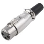 3-poliger XLR-Buchsenadapter für Mikrofonstecker