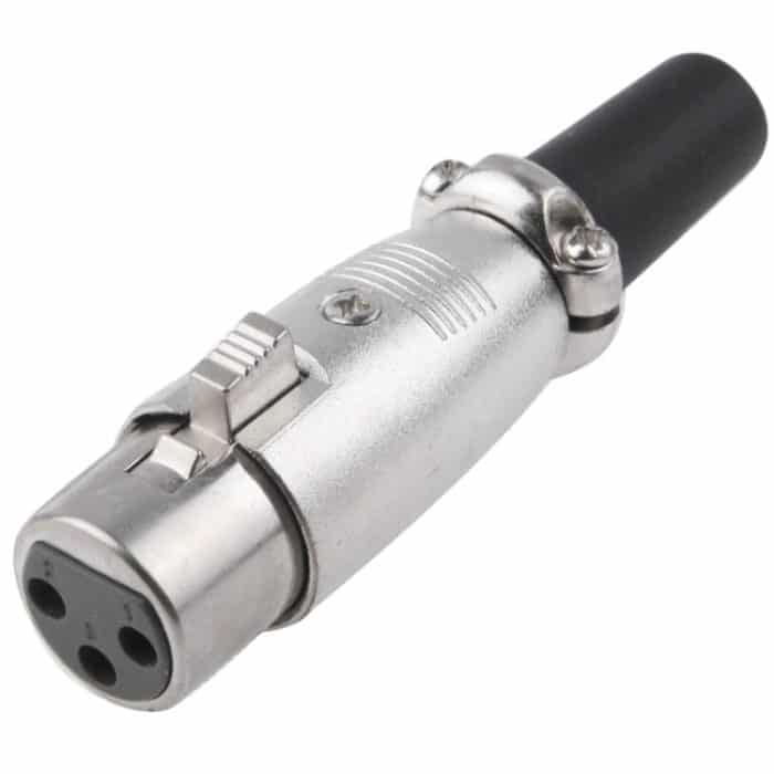 3-poliger XLR-Buchsenadapter für Mikrofonstecker – Bild 1