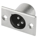 XLR 3-poliger Stecker aus Metallgehäuse mit Verriegelung
