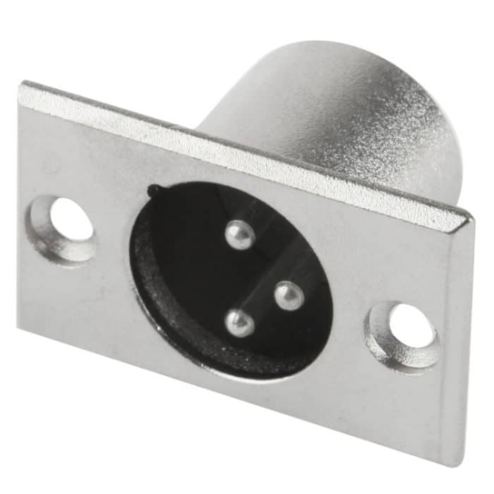 S-MCPA-0608.jpg XLR 3-poliger Stecker aus Metallgehäuse mit Verriegelung – Bild 1