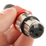 3-poliger XLR-Buchsenadapter für Mikrofonstecker – Bild 4