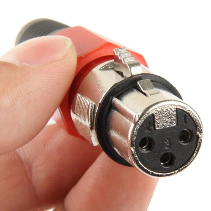 3-poliger XLR-Buchsenadapter für Mikrofonstecker – Bild 4