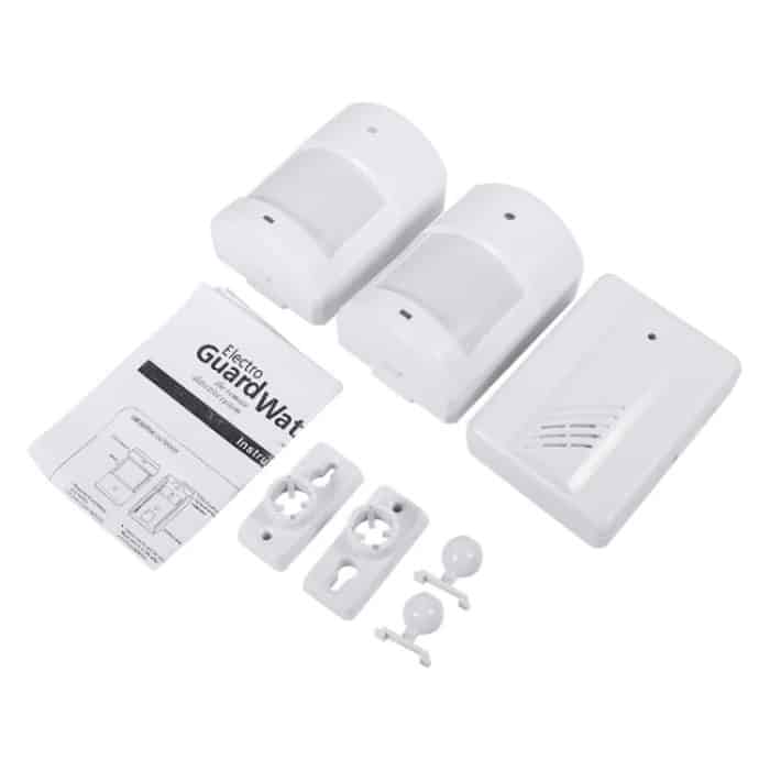1 bis 2 PIR Infrarotsensoren Wireless Doorlbell Alarmmelder für Home / Office – Bild 5