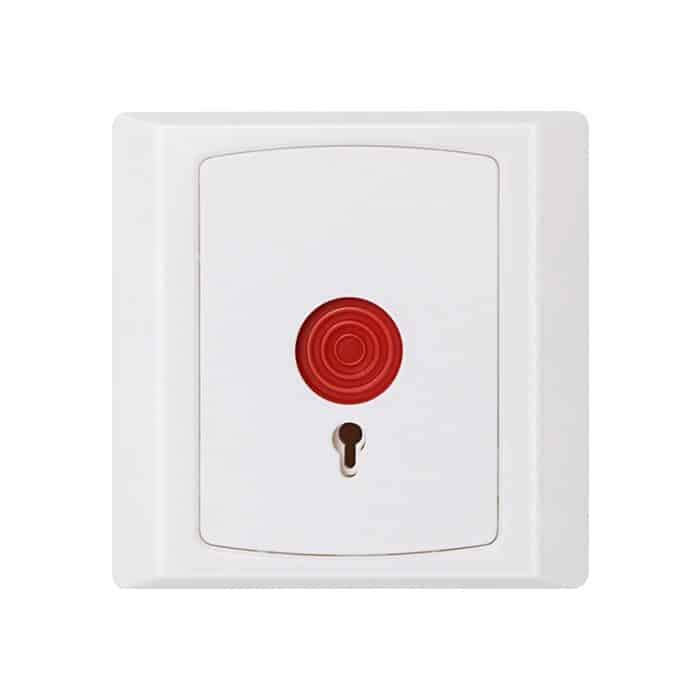 PB-28 Halten Sie die Taste / Not-Taste / Panik-Taste (weiß) – Bild 2