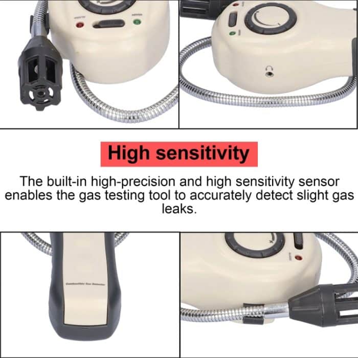 Alarm für Detektor für brennbare Gase, 16-Zoll-Schwanenhals (GM8800A) – Bild 6