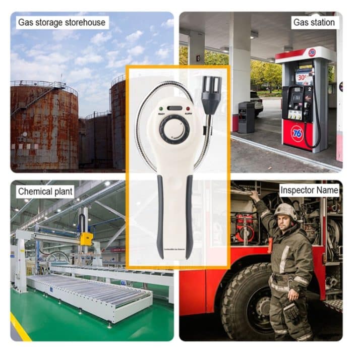 Alarm für Detektor für brennbare Gase, 16-Zoll-Schwanenhals (GM8800A) – Bild 9