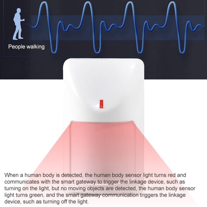 PK-210PR verkabelt Passive Infrarot Weitwinkel PIR Motion Sensor Infrarot-Detektoralarm – Bild 6