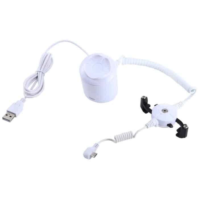 Einladungsalarm / Diebstahlsicherungsalarm mit zylindrischem Displayständer-Ladesicherheitssystem mit Infrarot-Fernbedienung für Mobiltelefone – Bild 2