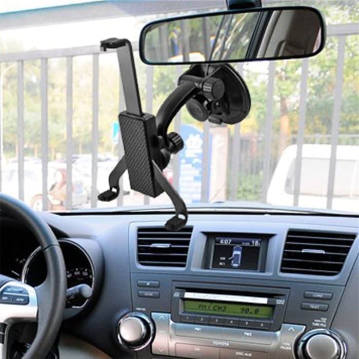 Universeller mobiler In-Car-Halter, einstellbare Breite: 100-220 mm, Für iPad mini 1/2/3 / Neues iPad (iPad 3) / iPad 2 / iPad / Sonstiges Tablet (Schwarz) – Bild 7