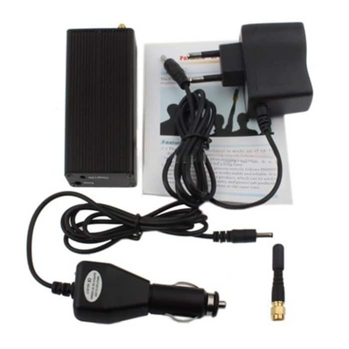 808HD Schwarz, tragbarer Bluetooth- und WLAN-Störsender (Abdeckung: 5–15 m) – Bild 6