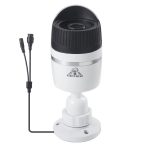 H.264 Kabelgebundene wasserdichte / vandalensichere Infrarot-IP-Kamera, festes 1/3-Zoll-4-mm-1,3-Megapixel-Objektiv, Bewegungserkennungs- / Datenschutzmaske und 30-m-IR-Nachtsicht, Unterstützung HD 720P (1280 x 720) – Bild 4