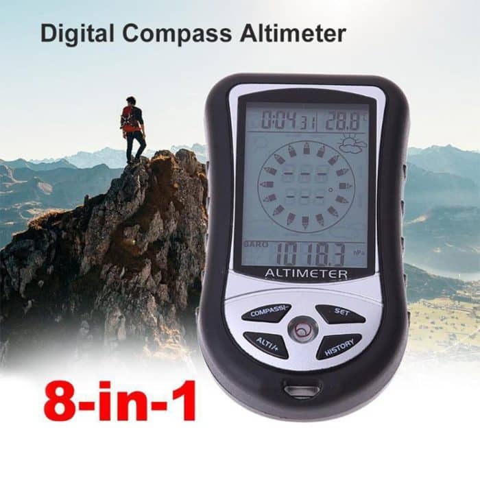 Digital Compass Höhenmesser Barometer Thermo – Bild 5