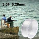 100 m extra stark 3,0 # 0,28 mm 7,2 kg Für die Flussfischerei Falcon Fishing Line (Weiß) – Bild 2