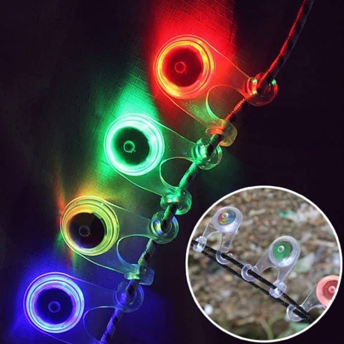 10 PCS Outdoor Camping Zelt Tragbar Wasserdichtes 3-Mode LED Licht, Pendelleuchte, zufällige Farbabgabe – Bild 1