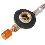 Outdoor Picknick Gasbrenner Tragbarer Campingkocher (Grau) – Bild 4