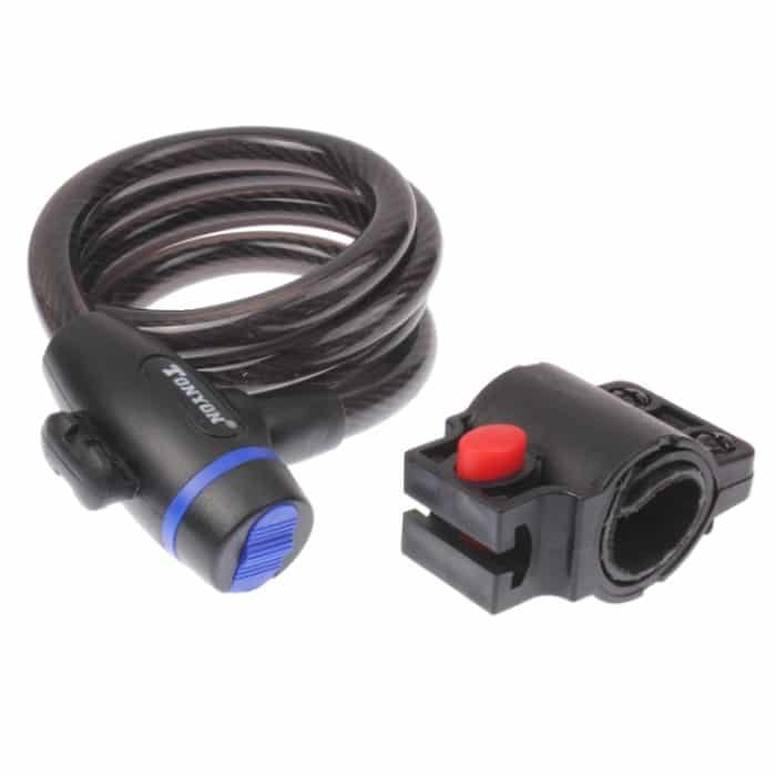 Kupferkabel Sicherheit Fahrradschloss Set – Bild 3