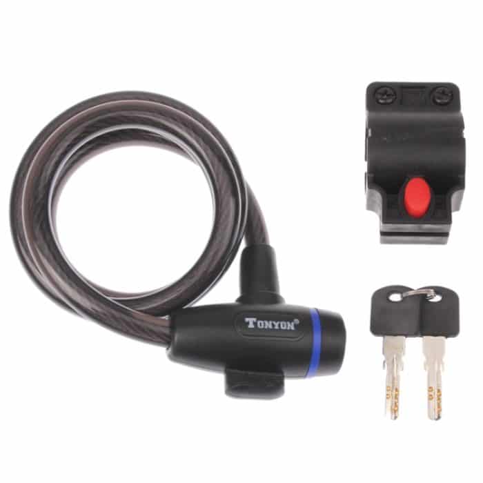 Kupferkabel Sicherheit Fahrradschloss Set – Bild 6