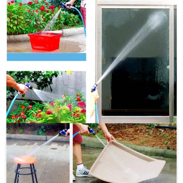 KANEED Hochdruck-Wasserschlauchdüse Kupfer-Wasserpistolenkopf für das Waschen von Autos zu Hause (blau) – Bild 7