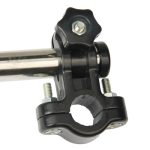 Fahrrad Fahrrad Rollstuhl Kinderwagen Stuhl Regenschirm Stecker Halter Halterung Ständer (Schwarz) – Bild 4