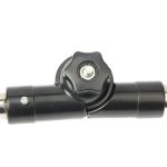 Fahrrad Fahrrad Rollstuhl Kinderwagen Stuhl Regenschirm Stecker Halter Halterung Ständer (Schwarz) – Bild 5