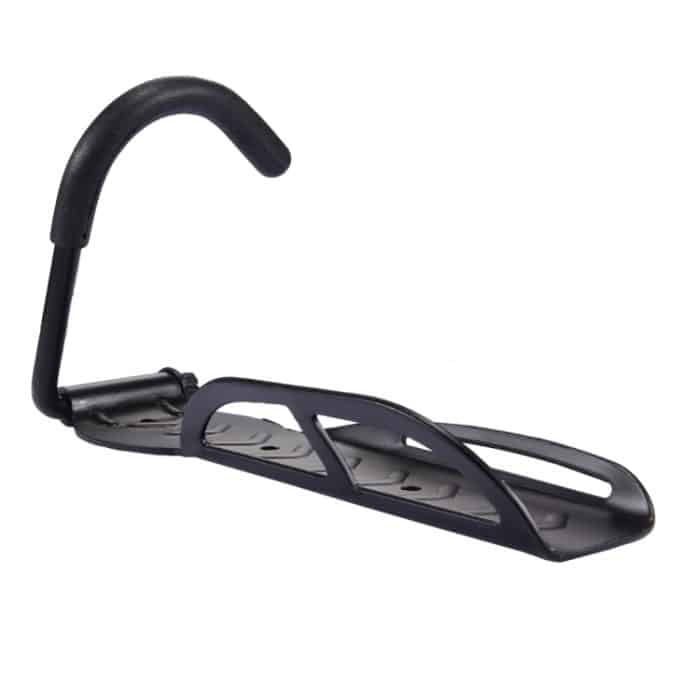 Fahrradgarage Lagerung Metall J Haken / Wandhaken / Fahrradträger / Fahrradständer (schwarz) – Bild 2