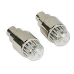 2 Stück bewegungsaktivierte LED-Reifen Bunte Lichter für Fahrräder und Autos Ventilkappe – Bild 3
