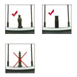 2 Stück bewegungsaktivierte LED-Reifen Bunte Lichter für Fahrräder und Autos Ventilkappe – Bild 4