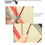 OQSPORT 12 Stück Fahrrad-Rad-Speichen-Reflektor, reflektierende Halterung, Clip-Röhre, Warnlichtstreifen – Bild 3