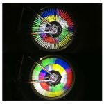 OQSPORT 12 Stück Fahrrad-Rad-Speichen-Reflektor, reflektierende Halterung, Clip-Röhre, Warnlichtstreifen – Bild 4