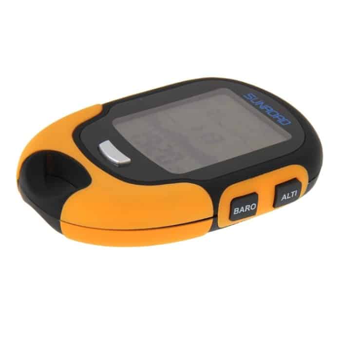 SUNROAD Multifunktions-LCD-Digital-Höhenmesser mit Kompass & Barometer & Thermometer & Hygrometer & Wettervorhersage & LED-Taschenlampe und Uhr – Bild 6
